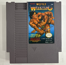 Tecmo World Wrestling (Nintendo NES, 1990) Game Cartridge - Tested and Working