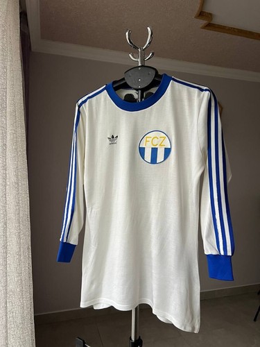 CAMISETA DE FUTBOL ZURICH 1974 75 MANGA LARGA ADIDAS VINTAGE USADA EN PARTIDO?? #9 - Imagen 2 de 19