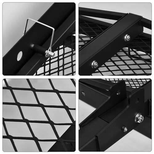 500 Lb Foldable Wheelchair Scooter Disability Carrier Rack Luggage Mobility Ramp - Picture 8 of 12