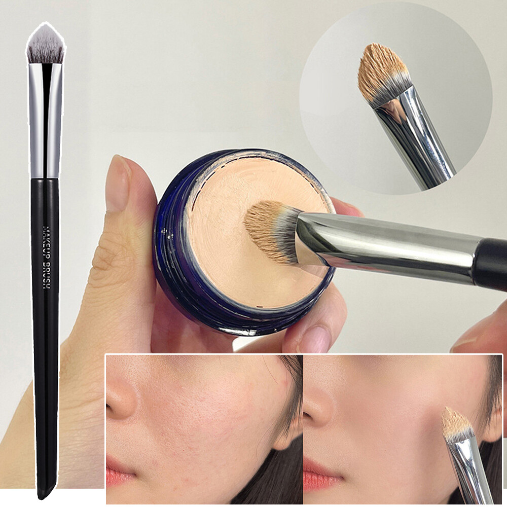 2Pack Triangle Cone Makeup Brushes Cover Dark Circles Foundation