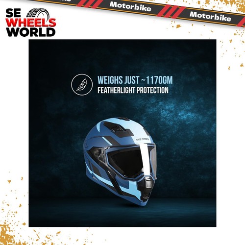 Original TVs Racing Anti Matter Integralhelm Motorradhelm blau - X, L, XL - Bild 3 von 106