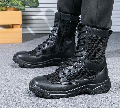 Stivali tattici uomo donna esercito SWAT combattimento scarpe allenamento leggeri traspiranti - Foto 11 di 18