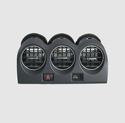 Nissan Altima 2007-2012 centro de tablero aire acondicionado ventilación peligro 68750-JA00A negro fabricante de equipos originales - Imagen 2 de 13