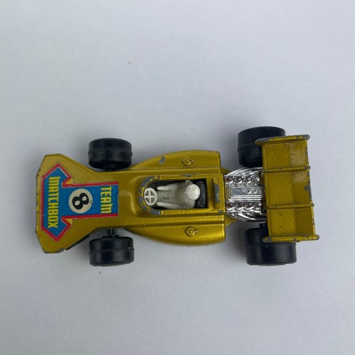 MATCHBOX SUPERFAST 24 TEAM MATCHBOX RACING CAR VERY RARE PRO PRODUCTION GOLD - Picture 7 of 12