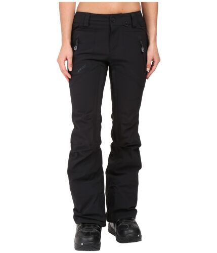 Volcom PVN Gore-Tex femme snowboard ski neige coupe mince pantalon extensible noir SM LG - Photo 1/3