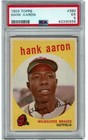 Topps Hank Aaron 1959 Season Baseball Sports Trading Cards & Accessories