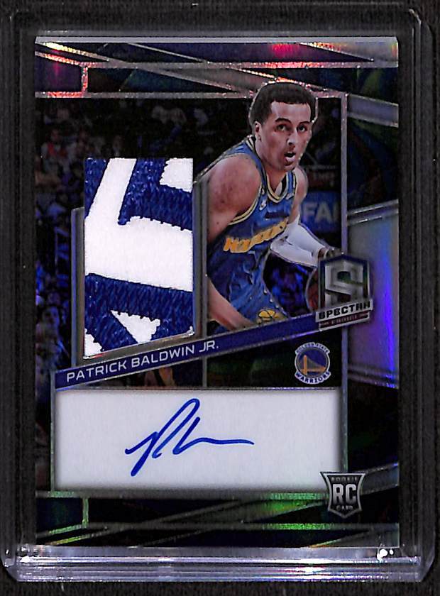 2022 Spectra #230 Patrick Baldwin Jr. Patch Auto /5