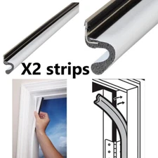 Door Seal Weather 2X Strip Vinyl-Clad Foam All-Season Protection 1 in x 81 in