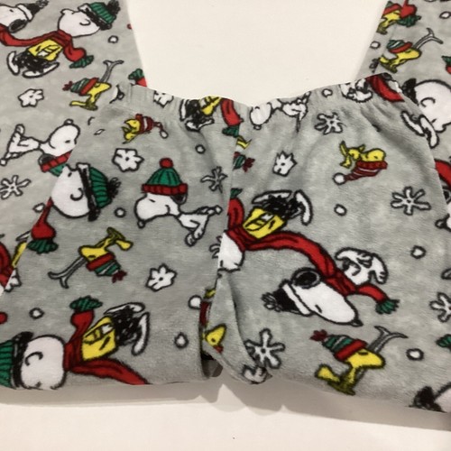 Snoopy Woodstock pajama Lounge pants Gray youth kids Size 8 NEW - Picture 2 of 4
