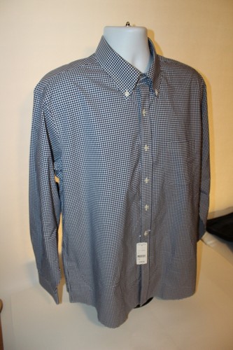 $109 Brooks Brothers 1818 Regent Button Shirt Mens 17 - 35 Gingham Stretch (XL) - Picture 7 of 8