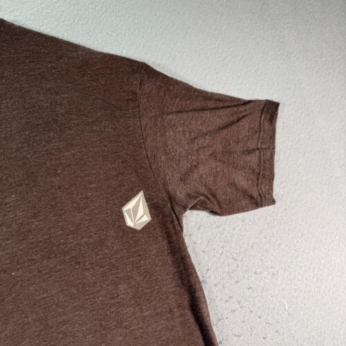 Vintage Volcom International T-Shirt Adult XL Brown Graphic Surf Skate Comfort - Picture 11 of 12