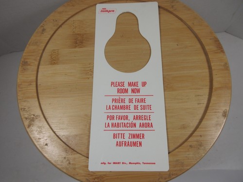 Vintage IMART Innkare Hotel nicht stören Klapptürschild Bitte schminken Zimmer - Bild 4 von 5