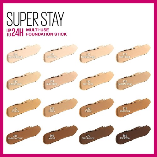 Maybelline Super Stay Multi Use Foundation Stick Full Coverage Cream-Matte *Pick - Picture 8 of 26