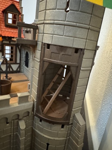 PW-Playmobil 3666 Large Knights Castle - almost complete with figures + accessories see Bes - Picture 18 of 21