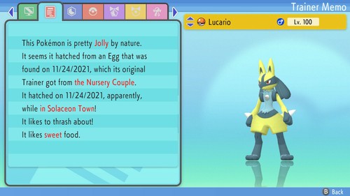 💎Riolu Lucario 6IV💎Pokémon BD SP HOME (💯Legale) - Foto 29 di 39