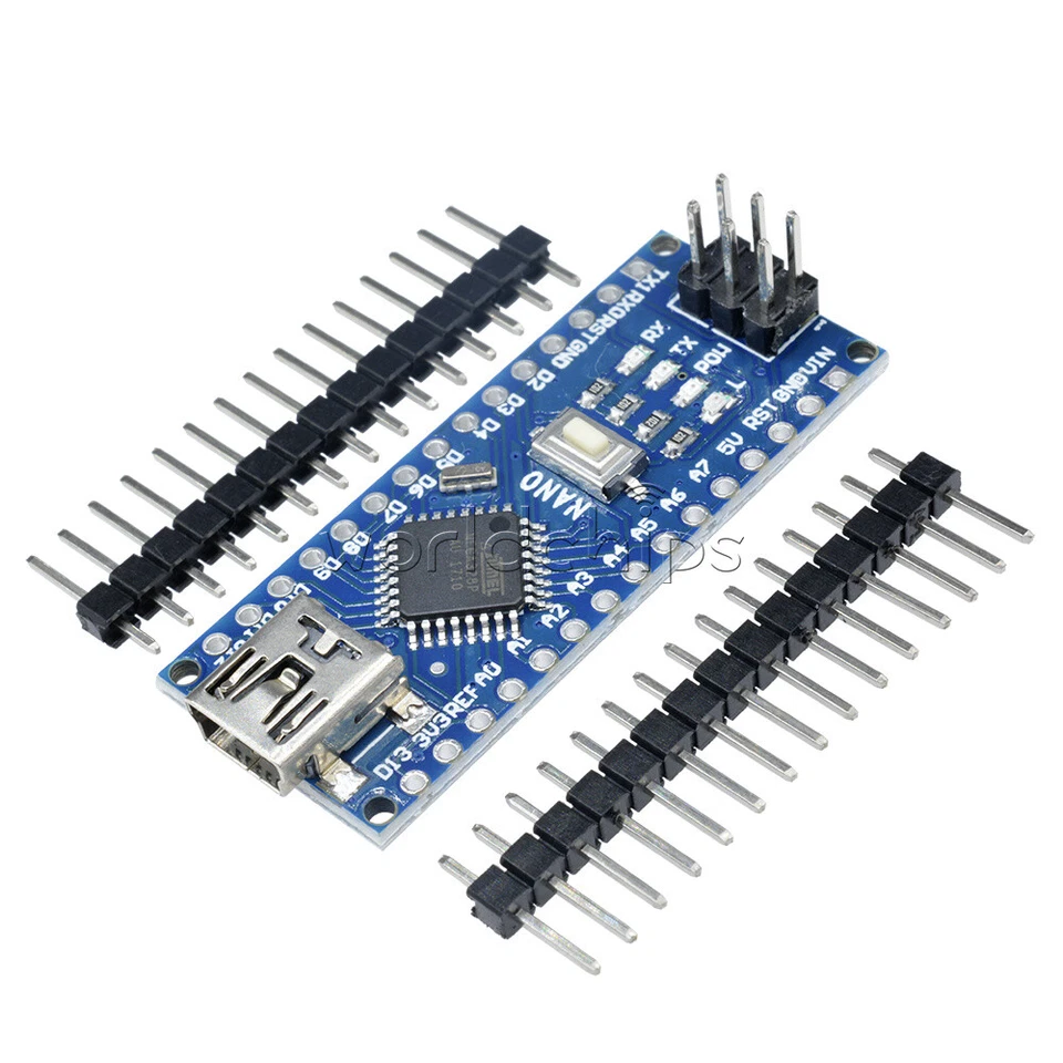 10PCS Nano V3.0 Mini USB ATmega328P-AU CH340G 5V 16MHz Driver For Arduino - Image 3 of 4