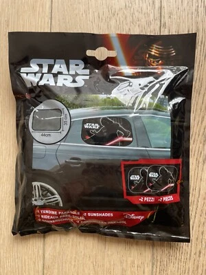 2 Rideaux Pare-Soleil Ventouse Star Wars Disney 44x35cm Eurasia Dark Vador - Photo 1/4