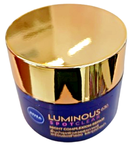 NIVEA Luminous 630 Spot Clear Night Complexion Repair Night Cream 50 ml Restore - Picture 10 of 12