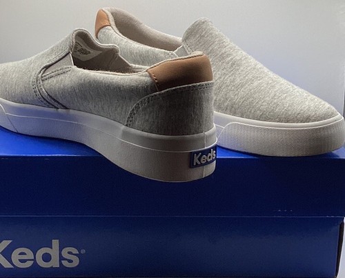 Keds Pursuit Slip On Jersey Grey Women’s Size 5, Casual - Picture 4 of 8