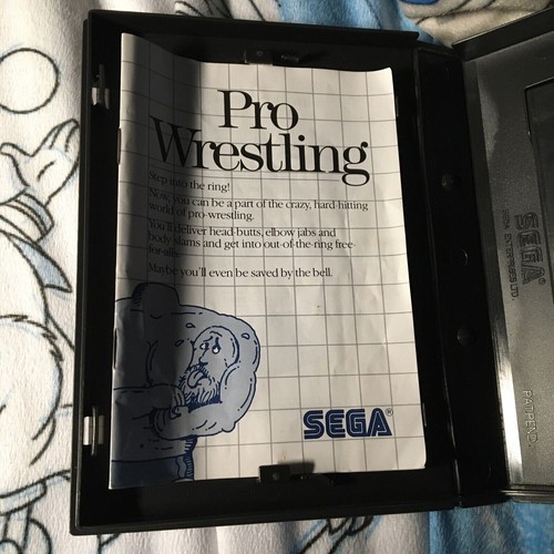 Pro Wrestling (Sega Master System, 1986) komplett in Box mit Hangtab - Bild 7 von 8