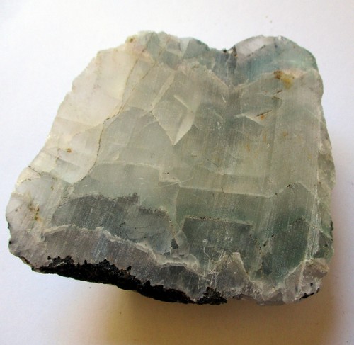 Rebanada de fluorita azul/verde natural P8 396g - Imagen 2 de 3