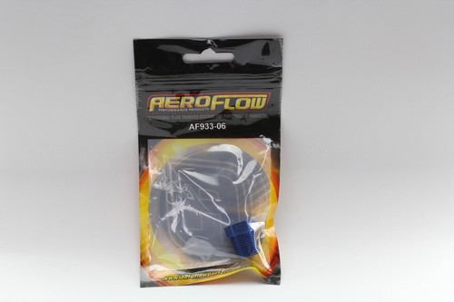 Aeroflow AF933-06 NPT Hex Head Plug 3/8" Blue - Picture 4 of 4