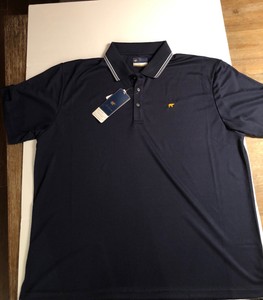 navy blue dri fit polo