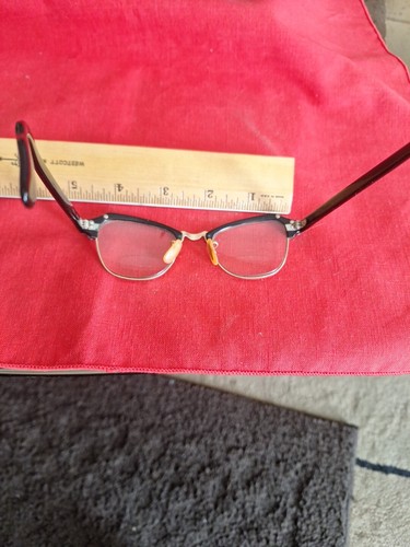  B&L Bausch Lomb Damen Cateyes 1/10 12k GF Brille ohne Etui sauber 18 44 - Bild 11 von 11