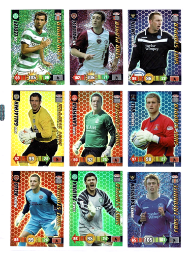 30x SCOTTISH FOOTBALL FOIL TRADING CARDS - 2010 PANINI - STAR PLAYERS etc (OS01) - Picture 4 of 7