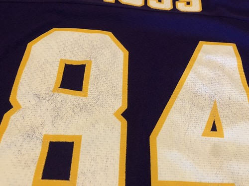 True Vintage Randy Moss Minnesota Vikings Logo Athletic Large Purple Jersey - Bild 11 von 11