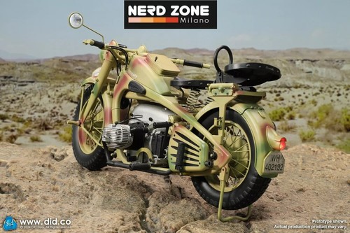 PRE-SALE DID E60075C 1/6 WWII German Zündapp KS 750 Motorcycle with sidecar - Imagen 6 de 19