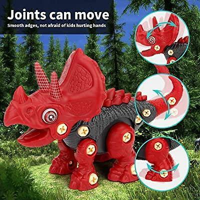 Dinosaur Triceratops Take Apart Kids Learning Toy Drill Jurassic Park World A1 - Picture 8 of 8