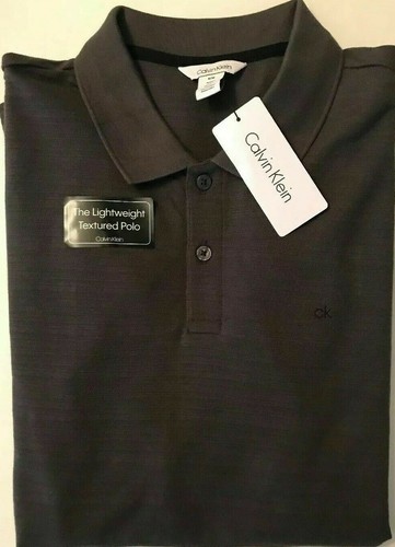 Camisa polo para hombre Calvin Klein algodón tacto líquido--.color y talla:.-(Variedad)-NUEVA CON ETIQUETAS - Imagen 7 de 24