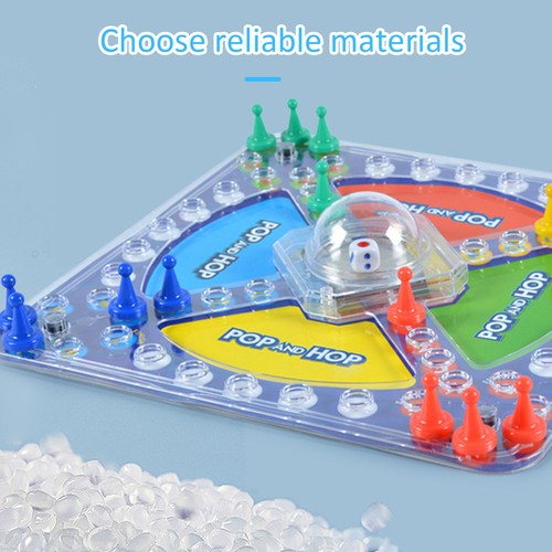 Hop And Pop Kids Family Frustration Board Childrens Family Game Ludo Classic Toy - Picture 10 of 10