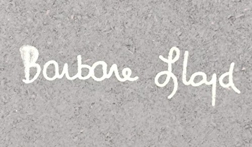 Primitive Barbara Lloyd Wooden "Chance Of Flurries" Snowman Plate - Picture 5 of 5