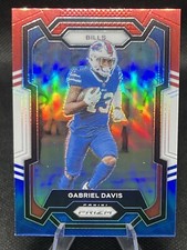 2023 Panini Prizm-  Gabriel Davis #29 - Red White and Blue Prizm - Buffalo Bills