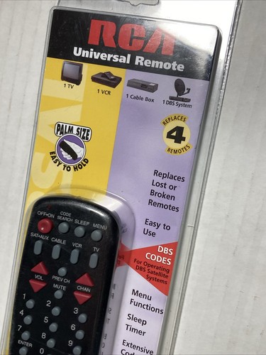 RCA Universal Remote Control 4 Device Control RCU404 NIP - Picture 3 of 9
