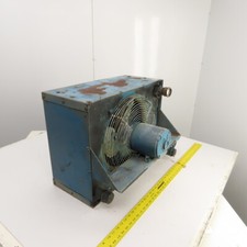 General Electric 1/4HP Air Cooled After Cooler Heat Exchanger 230/460V Tested