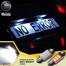 Porsche Cayenne 2002-2010 2x Upgrade Bulbs Number Plate Led 300% Bright White