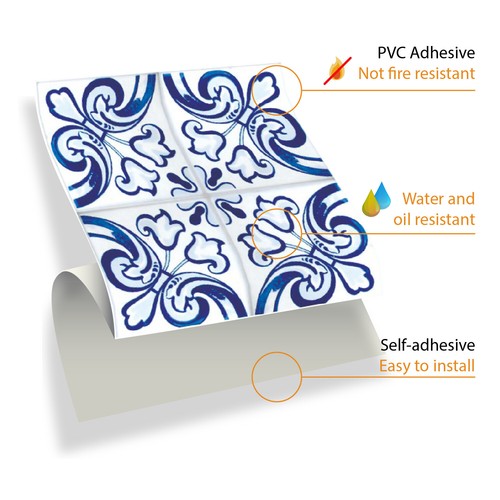 Calcomanías de 6" Peel and Stick Backsplash Vintage Citas Ventana de Pared Azulejos Hágalo usted mismo - Imagen 44 de 45