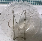 Sweet Indiana Glass Pink Pear Pressed Glass Salad Plate 5 Available
