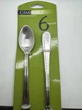 Cambridge Stainless Steel Flatware 6 Piece Set Iced Teaspoons NEW