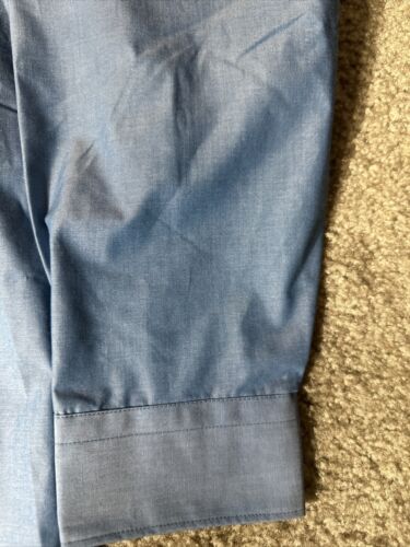 Kenneth Cole Men's Dress Shirt Regular Fit Solid - Hazy Blue Read description!! - Picture 19 of 19