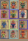 Talavera Mask Aztec Mayan Indian Folk Amigos Pottery hand painted art Ethnic hm