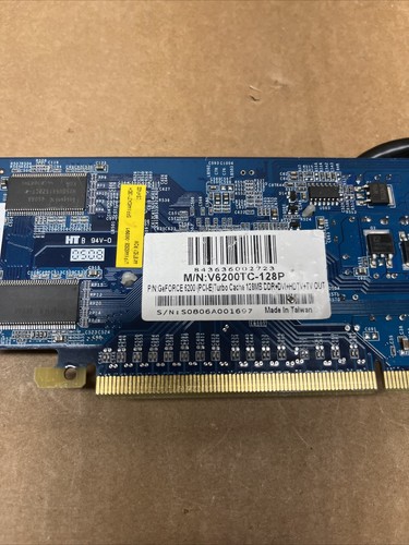 PNY GeForce 6200 PCI-E TURBO CACHE 128MB DDR+DVI+HDTV+TV OUT - V6200TC-128P - Picture 4 of 4