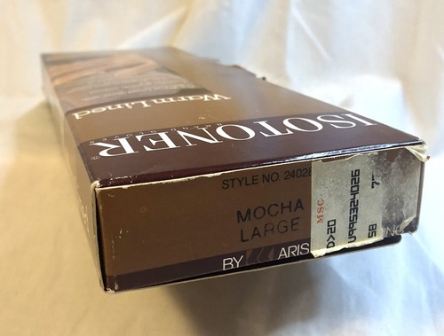 Vintage ISOTONER Insulated Gloves Mocha-Large NWT & Original Box STYLE 24028 - Picture 5 of 15