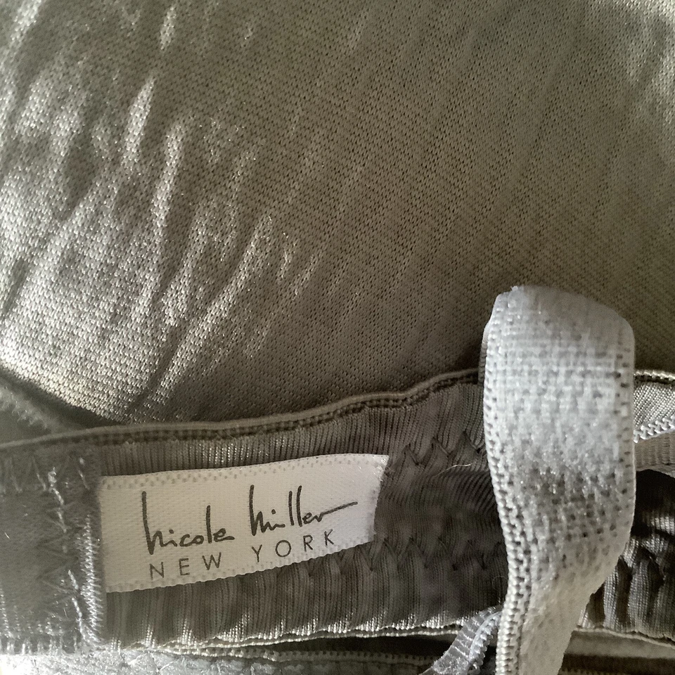nicole miller new york demi camiseta sujetador gris 34A Foto 3 de 4