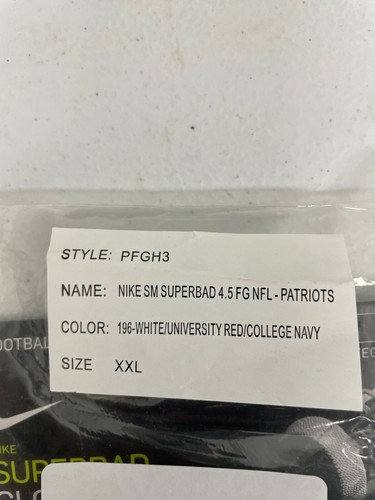 Nike Patriots Superbad 4.5 NFL Football Handschuh Herren Größe XXL Neu mit Etikett - Bild 3 von 4