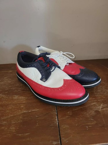 G/Fore USA Longwing Gallivanter Golf Shoes Men's 10.5 Walker Cup RARE
