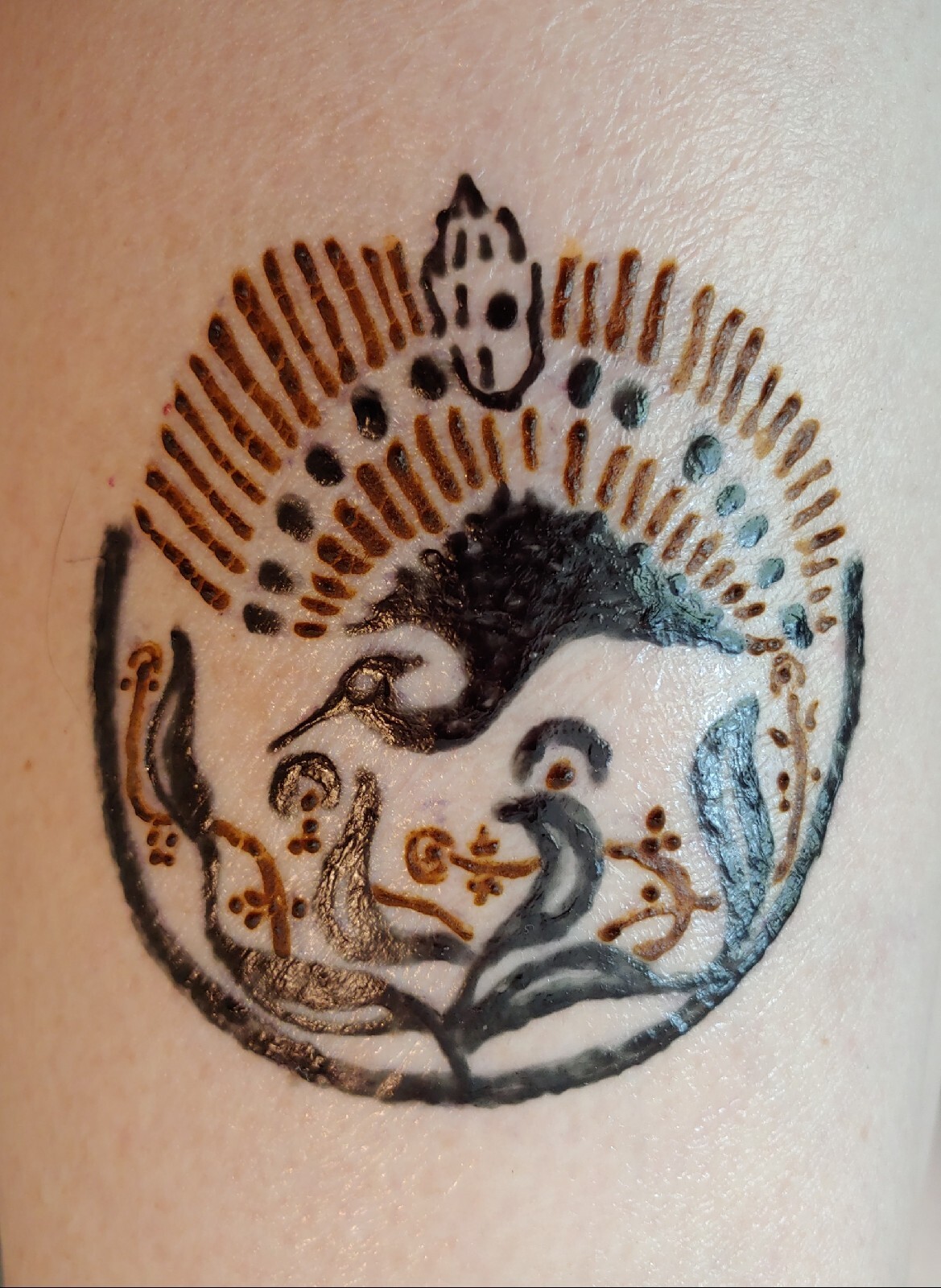 Custom Henna Large 5x5 Tattoo - Clearwater Tattoo Shop - Your Concept